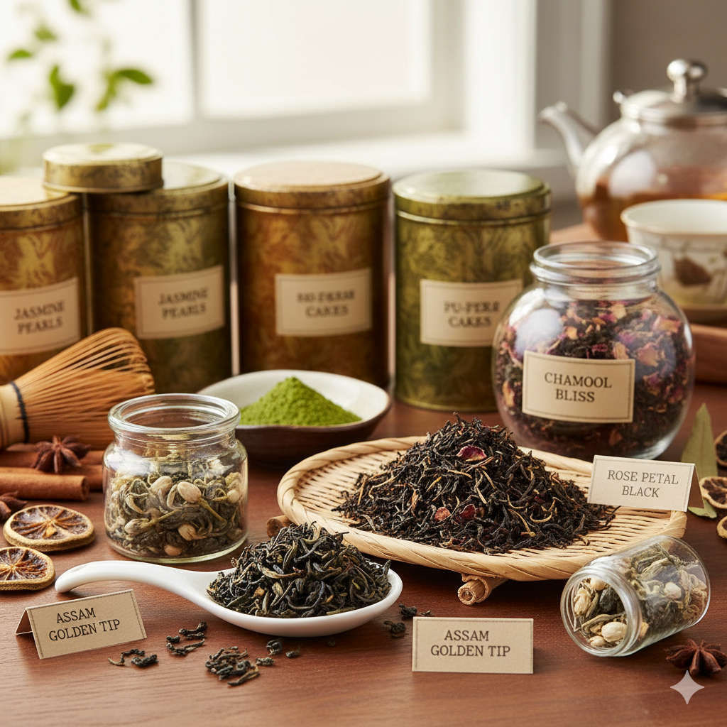 Premium loose leaf teas